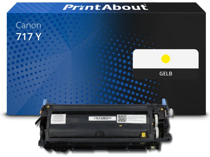 PrintAbout Toner kompatibel mit Canon 717 Y - Gelb