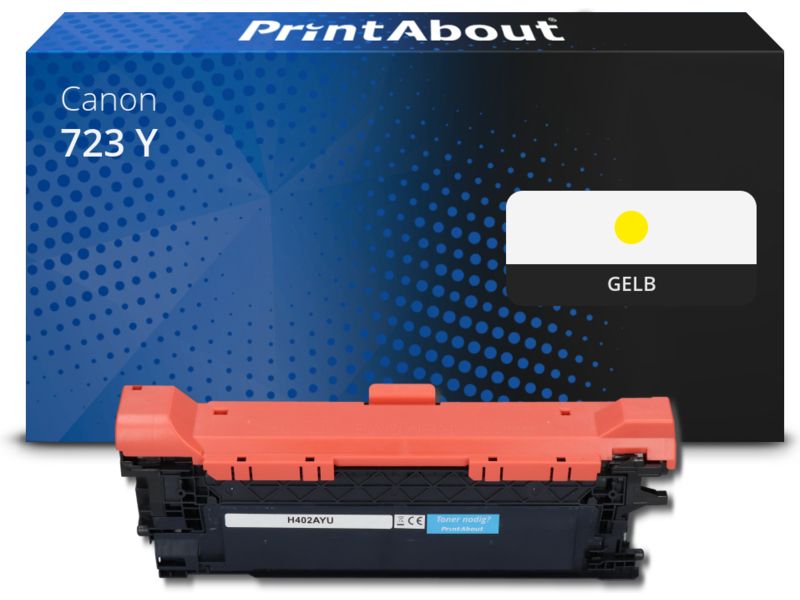 PrintAbout Toner 723 Y Gelb für Canon