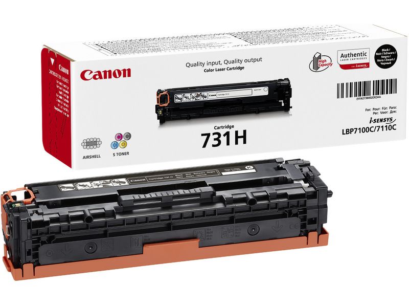 Canon 731H BK - Schwarz - Toner - Hohe Kapazität