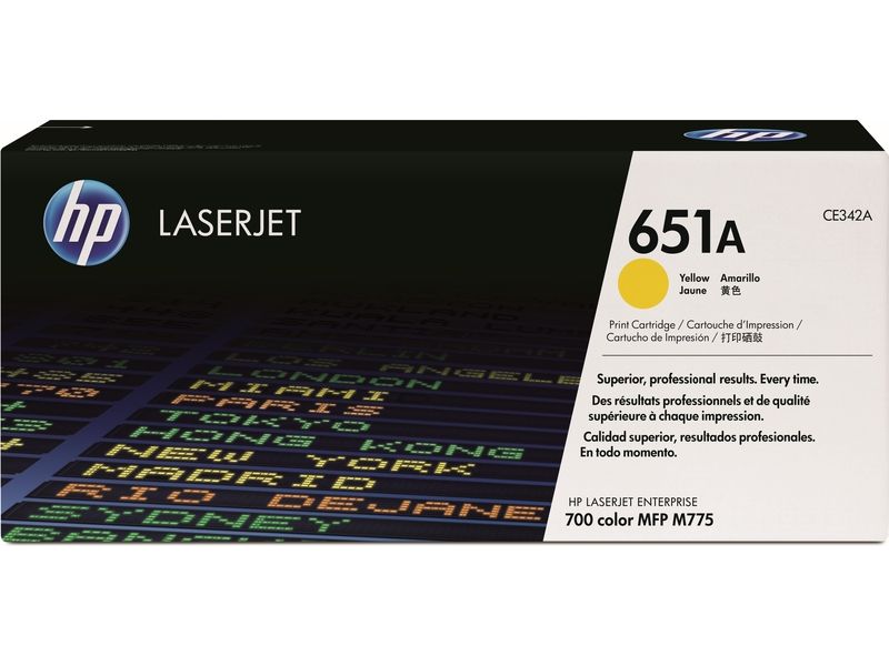 HP 651A (CE342A) - Gelb - Toner