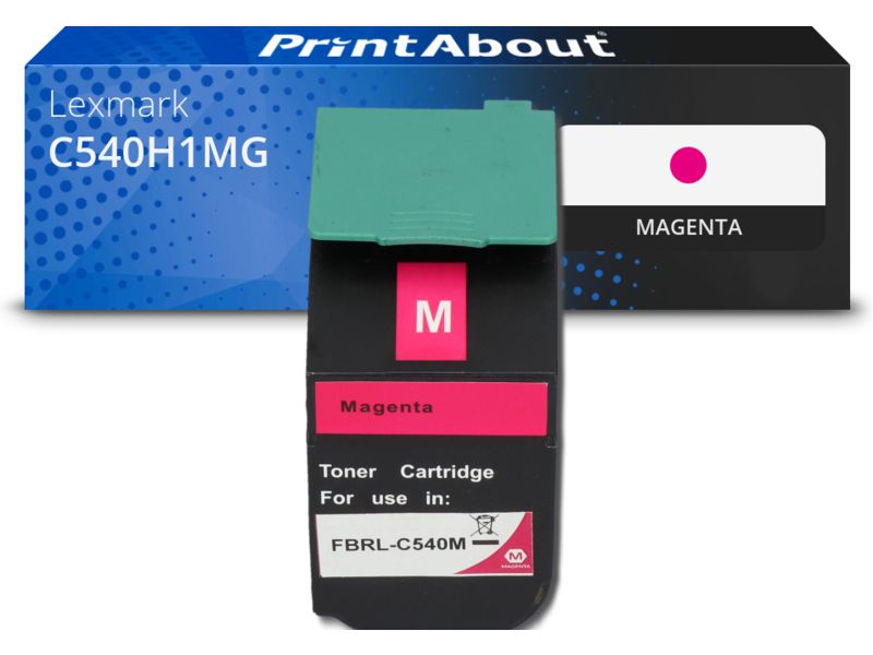 PrintAbout Toner C540H1MG Magenta Hohe Kapazität für Lexmark