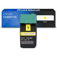 Toner kompatibel mit Lexmark C540H1YG - Gelb - Hohe Kapazität