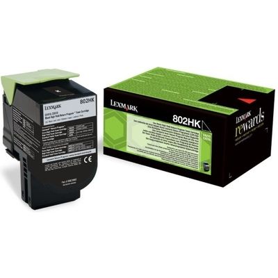Lexmark 80C2HK0 (802HK) - Schwarz - Toner - Hohe Kapazität