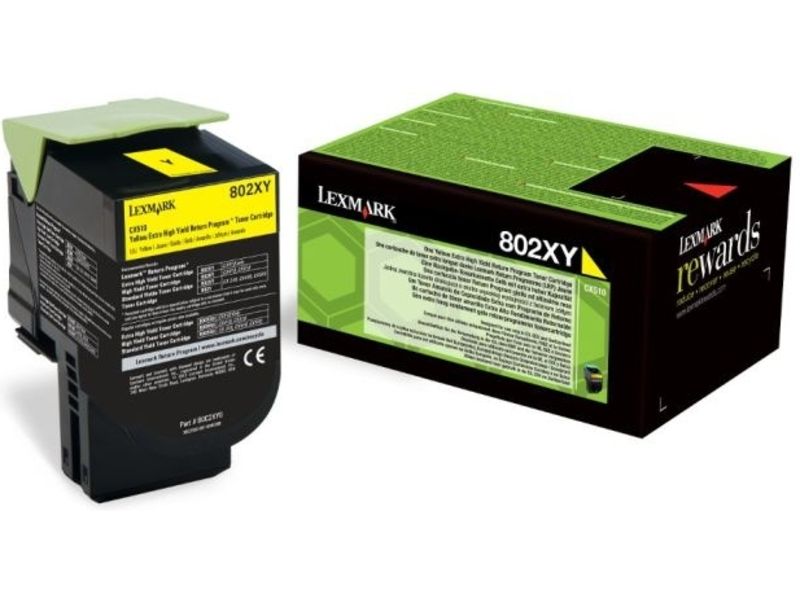 Lexmark 80C2XY0 (802XY) - Gelb - Toner - Extra hohe Kapazität