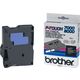 Brother TX-315 - (6 mm) - Weiß auf schwarz - Tape
