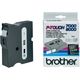 Brother TX-355 - (24 mm x 24 mm) - Schwarz auf weiß - Tape