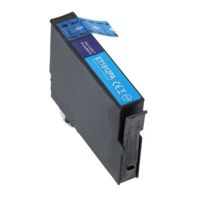Druckerpatrone kompatibel mit Epson 18XL (C13T18124012) - Cyan - Hohe Kapazität