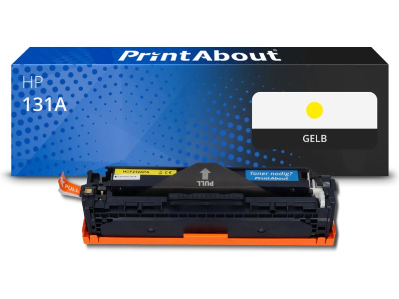 PrintAbout Toner 131A (CF212A) Gelb für HP