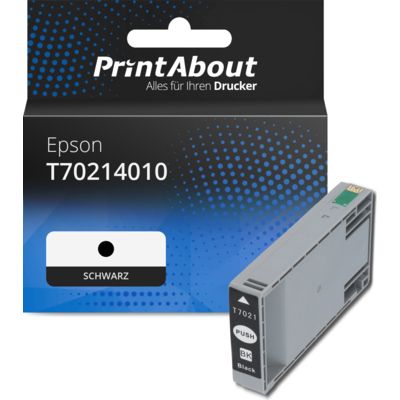 Druckerpatrone kompatibel mit Epson T70214010 - Schwarz