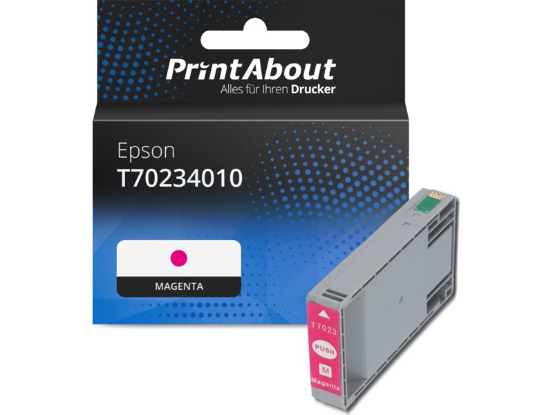 PrintAbout Druckerpatrone T70234010 Magenta für Epson