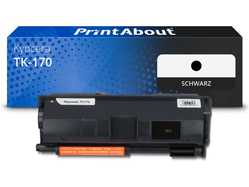 PrintAbout Toner TK-170 Schwarz für Kyocera