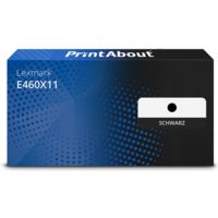 Toner kompatibel mit Lexmark E460X11 (E460X11E) - Schwarz - Extra hohe Kapazität