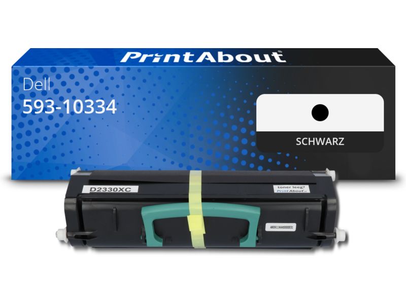 PrintAbout Toner 593-10334 (DM253) Schwarz für Dell