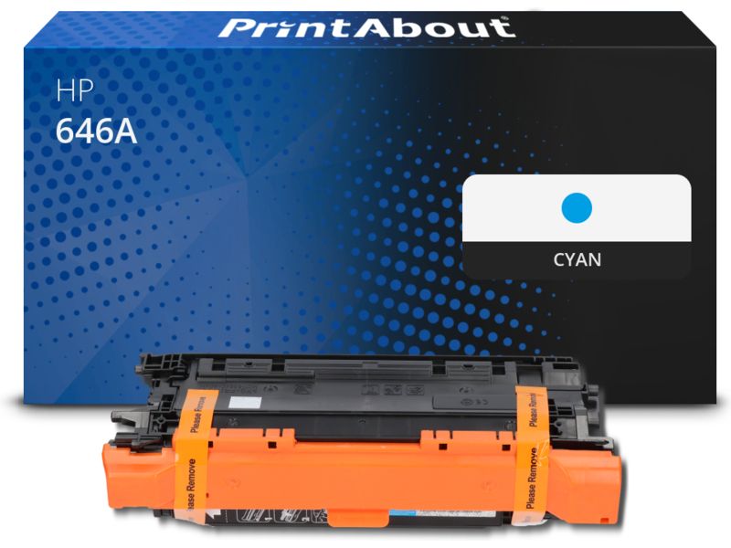 PrintAbout Toner 646A (CF031A) Cyan für HP