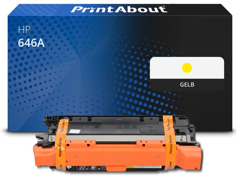PrintAbout Toner 646A (CF032A) Gelb für HP