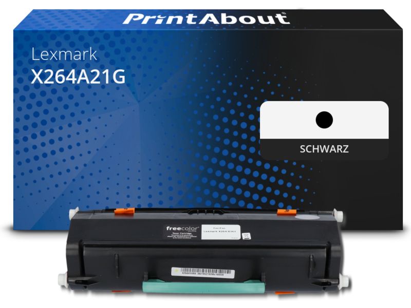 PrintAbout Toner X264A21G Schwarz für Lexmark