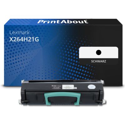 Toner kompatibel mit Lexmark X264H21G - Schwarz - Hohe Kapazität