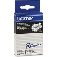 Brother TC-101 - (12 mm) - Schwarz auf transparent - Tape