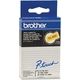 Brother TC-601 - (12 mm) - Schwarz auf gelb - Tape