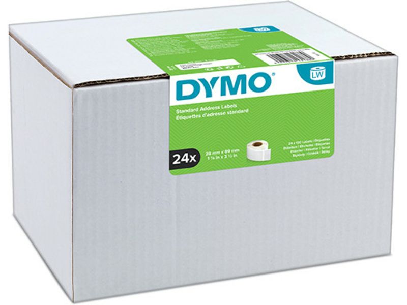 Dymo 13188 (S0722360) - (28 mm x 89 mm) 24 Rollen - Multipack