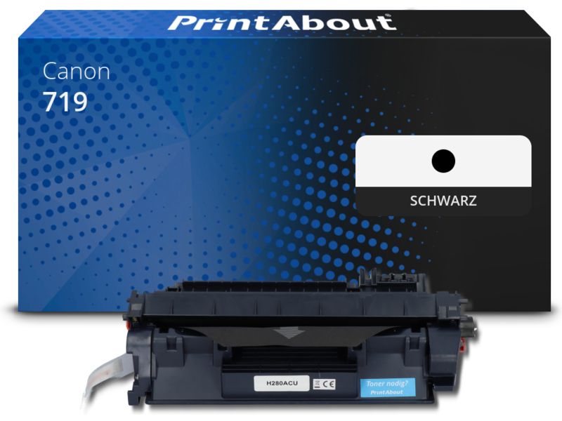 PrintAbout Toner 719 Schwarz für Canon