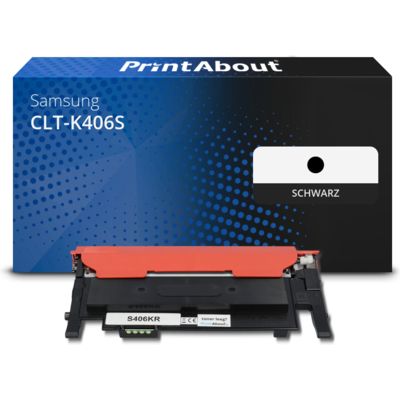 Toner kompatibel mit Samsung CLT-K406S (SU118A) - Schwarz