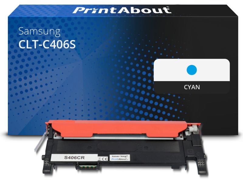 PrintAbout Toner CLT-C406S (ST984A) Cyan für Samsung