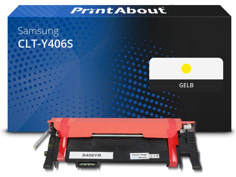 PrintAbout Toner CLT-Y406S (SU462A) Gelb für Samsung