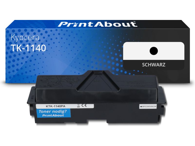 PrintAbout Toner TK-1140 Schwarz für Kyocera