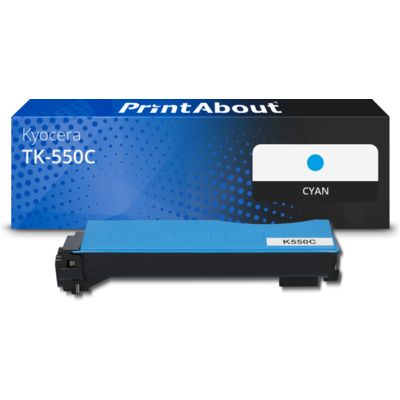 Toner kompatibel mit Kyocera TK-550C - Cyan