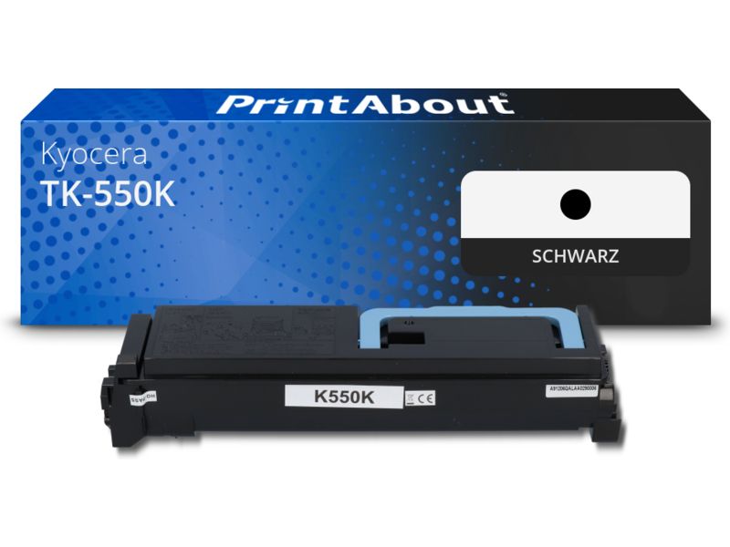 PrintAbout Toner TK-550K Schwarz für Kyocera