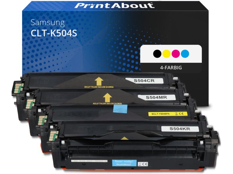 PrintAbout Toner CLT-K504S (SU158A) 4-farbig Multipack für Samsung