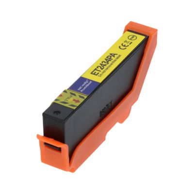 Druckerpatrone kompatibel mit Epson 24XL (C13T24344012) - Gelb - Hohe Kapazität