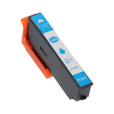 Druckerpatrone kompatibel mit Epson 26XL (C13T26324012) - Cyan - Hohe Kapazität