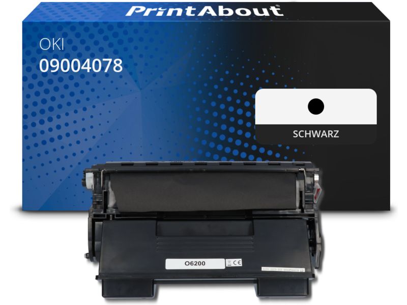 PrintAbout Toner 09004078 Schwarz für OKI