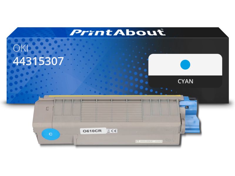 PrintAbout Toner 44315307 Cyan für OKI
