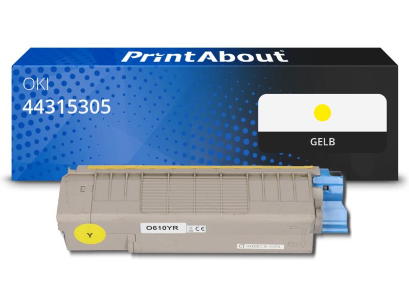 PrintAbout Toner 44315305 Gelb für OKI