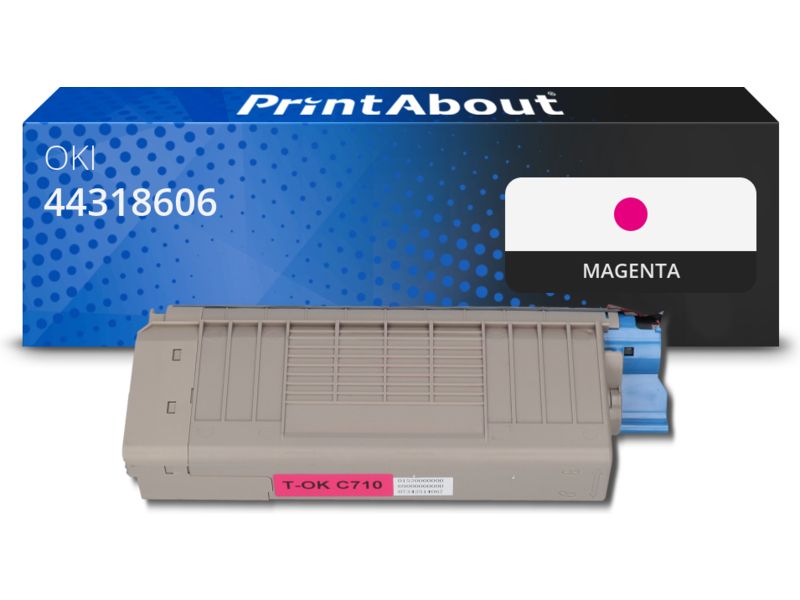 PrintAbout Toner 44318606 Magenta für OKI