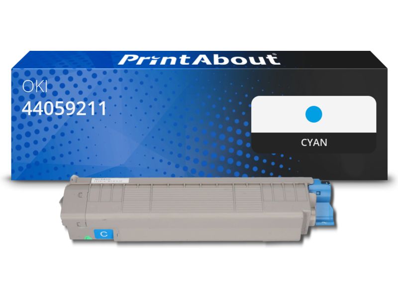 PrintAbout Toner 44059211 Cyan für OKI