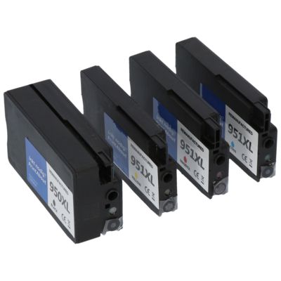 Druckerpatrone kompitabel mit HP 950/951XL (C2P43AE) - 4 Farben - hoher Kapazität - Multipack