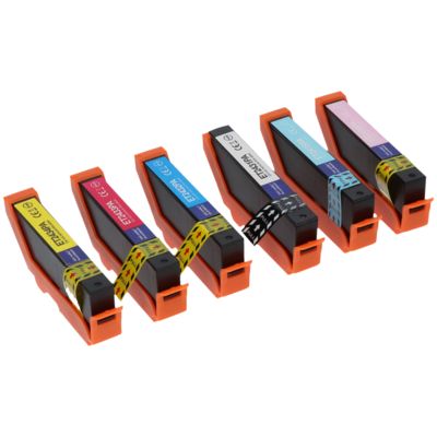 Druckerpatrone kompatibel mit Epson 24XL (T2438) - 6 Farben - Hoher Kapazität - Multipack