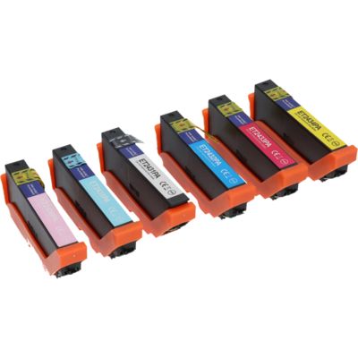 Druckerpatrone kompatibel mit Epson 24XL (T2438) - 6 Farben - Hoher Kapazität - Multipack