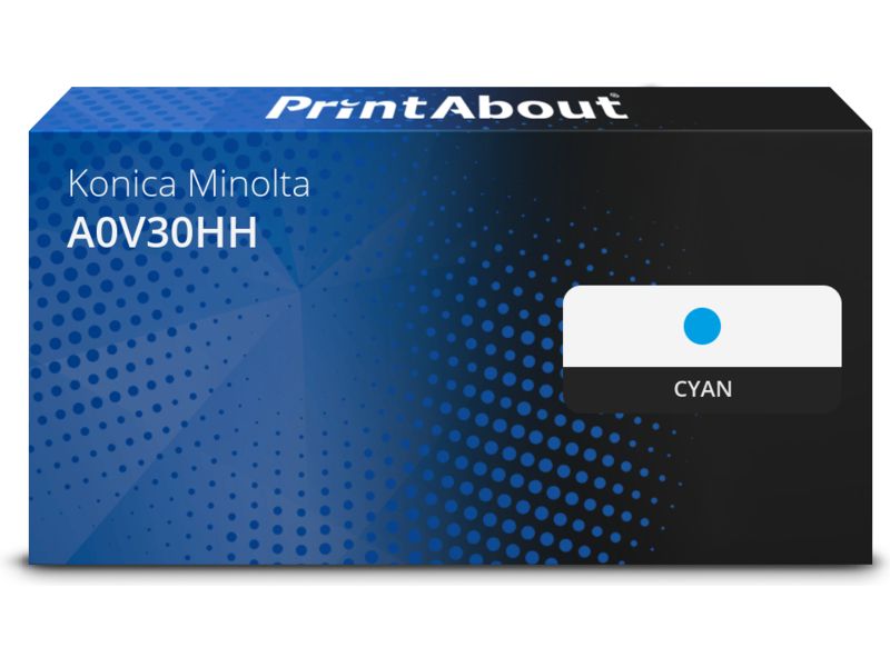 PrintAbout Toner A0V30HH Cyan Hohe Kapazität für Konica Minolta