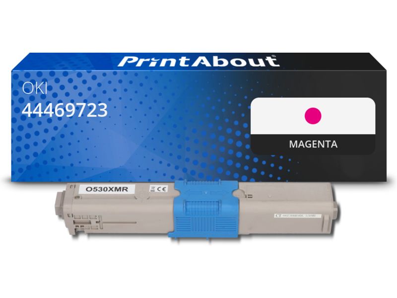 PrintAbout Toner kompatibel mit OKI 44469723 - Magenta - Hohe Kapazität Image