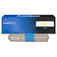 Toner kompatibel mit OKI 44469722 - Gelb - Hohe Kapazität