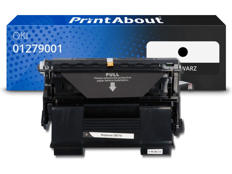PrintAbout Toner kompatibel mit OKI 01279001 - Schwarz Image