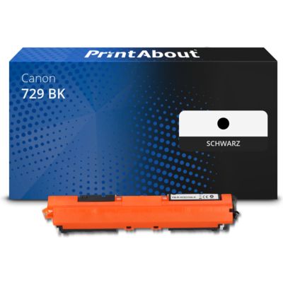 Toner kompatibel mit Canon 729 BK - Schwarz
