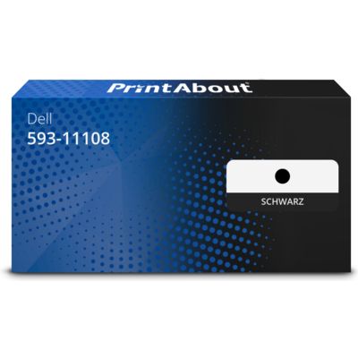 Toner kompatibel mit Dell 593-11108 (HF44N) - Schwarz