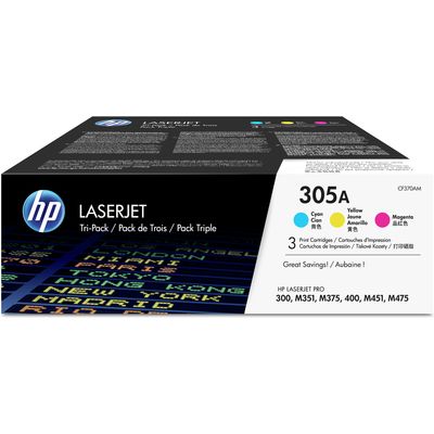 HP 305A (CF370AM) - 3-farbig - Toner - Multipack