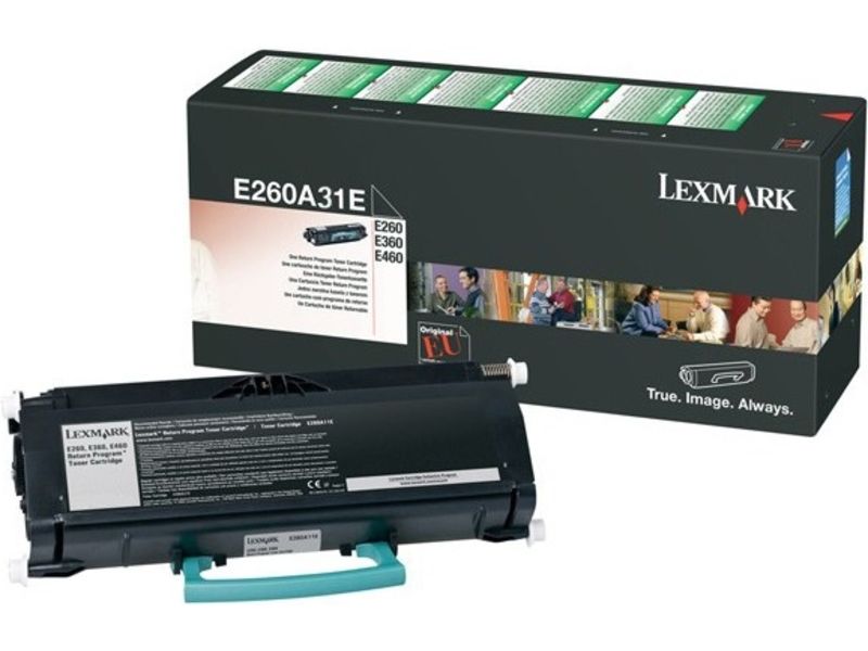 Lexmark E260A31E - Schwarz - Toner